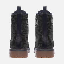 Load image into Gallery viewer, Celtic Trinity Knot Vegan Leather Boots - Urban Celt