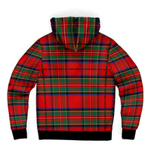 Load image into Gallery viewer, Red Green Tartan Microfleece Zip Hoodie - Urban Celt