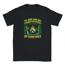 Load image into Gallery viewer, Carbon Footprint Sarcasm T-shirt - Urban Celt
