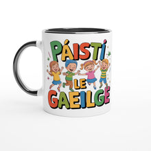 Load image into Gallery viewer, Páistí Le Gaeilge 11oz Ceramic Mug - Urban Celt