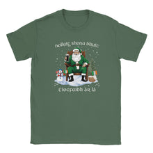 Load image into Gallery viewer, Tiocfaidh ár lá Christmas Greeting T-shirt - Urban Celt
