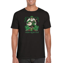 Load image into Gallery viewer, St Patrick Playing the Banjo T-shirt - Urban Celt