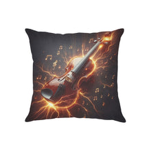 Load image into Gallery viewer, Neon Fiddle Art Pillowcase 18"x18" - Urban Celt