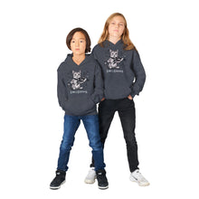 Load image into Gallery viewer, Lord of the Strings Cat Fiddle Kids Hoodie - Urban Celt
