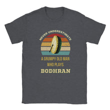 Load image into Gallery viewer, Grumpy Old Man Bodhran T-shirt - Urban Celt
