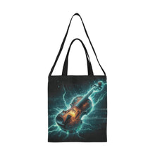 Load image into Gallery viewer, Neon Fiddle Art Tote Bag - Urban Celt