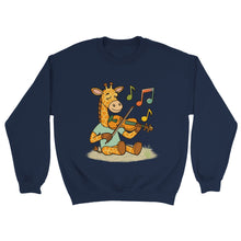 Load image into Gallery viewer, Giraffe Playing Fiddle Sweatshirt - Urban Celt
