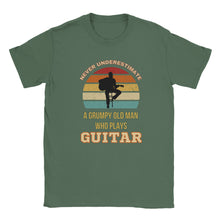Load image into Gallery viewer, Grumpy Old Man Guitar T-shirt - Urban Celt