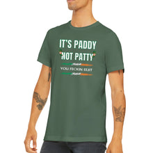 Load image into Gallery viewer, Paddy Not Patty Feckin Eejit T-shirt - Urban Celt