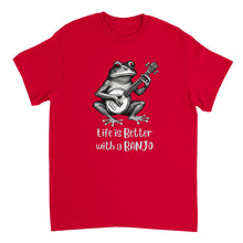 Load image into Gallery viewer, Life is Better with a Banjo T-shirt - Urban Celt
