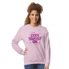 Load image into Gallery viewer, Catch Yourself On Derry Girls Quote Sweatshirt - Urban Celt
