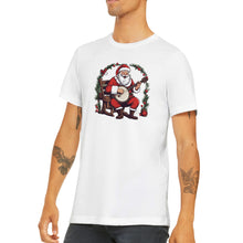 Load image into Gallery viewer, Santa Claus Playing Banjo Unisex T-shirt - Urban Celt