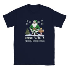 Load image into Gallery viewer, Irish You A Merry Christmas T-shirt - Urban Celt