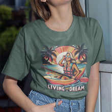 Load image into Gallery viewer, Living The Dream Woman Kayaker T-shirt - Urban Celt