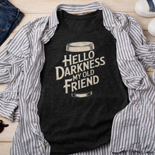 Load image into Gallery viewer, Hello Darkness Old Friend Unisex T-shirt