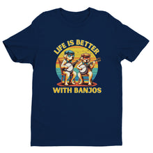 Load image into Gallery viewer, Life is Better with Banjos T-shirt - Urban Celt