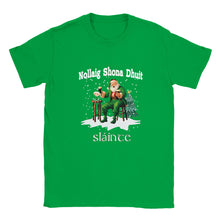 Load image into Gallery viewer, Sláinte Irish Christmas T-shirt - Urban Celt