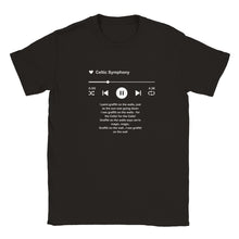 Load image into Gallery viewer, Celtic Symphony Playlist T-shirt - Urban Celt