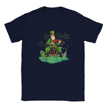 Load image into Gallery viewer, St Patrick Playing Fiddle T-shirt - Urban Celt