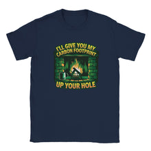 Load image into Gallery viewer, Carbon Footprint Sarcasm T-shirt - Urban Celt
