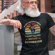Load image into Gallery viewer, Grump Old Man Accordion T-shirt - Urban Celt