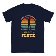 Load image into Gallery viewer, Grumpy Old Man Flute T-shirt - Urban Celt