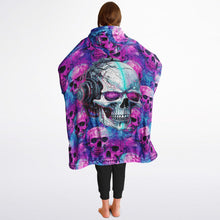 Load image into Gallery viewer, Cyber Punk Skulls 2 in 1 Reversible Snug Hoodie - Urban Celt
