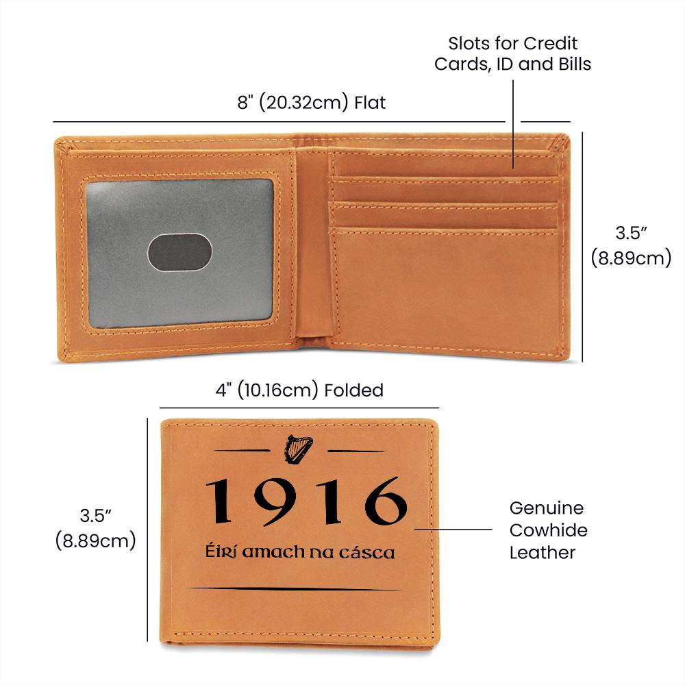1916 Easter Rising Leather Wallet - Urban Celt