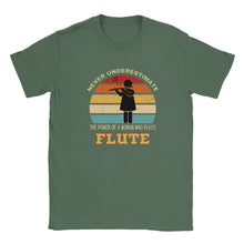 Load image into Gallery viewer, Never Underestimate the Power of a Woman Who Plays Flute - Urban Celt