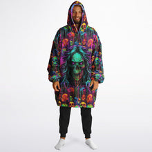 Load image into Gallery viewer, Cyber Punk Skulls 2 in 1 Reversible Snug Hoodie - Urban Celt