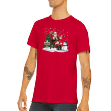 Load image into Gallery viewer, Santa Playing Fiddle T-shirt
