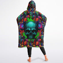 Load image into Gallery viewer, Cyber Punk Skulls 2 in 1 Reversible Snug Hoodie - Urban Celt