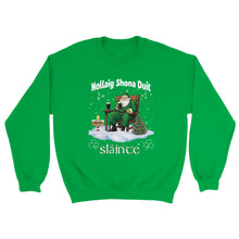 Load image into Gallery viewer, Sláinte Irish Merry Christmas Sweatshirt - Urban Celt