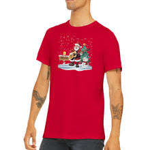 Load image into Gallery viewer, Santa Playing Guitar Unisex T-shirt - Urban Celt