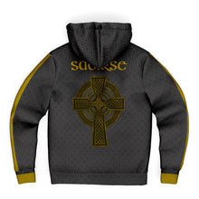 Load image into Gallery viewer, Saoirse Celtic Cross Microfleece Ziphoodie - Urban Celt