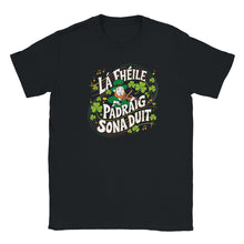 Load image into Gallery viewer, Happy St Patrick's Day As Gaeilge T-shirt - Urban Celt