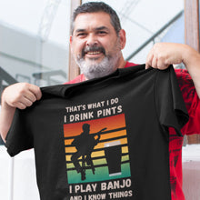 Load image into Gallery viewer, Banjo and Pints Sunset T-shirt - Urban Celt