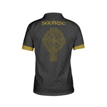 Load image into Gallery viewer, Saoirse Celtic Cross Polo Shirt - Urban Celt