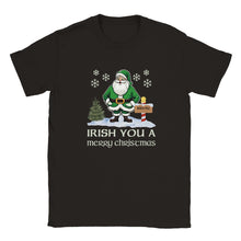 Load image into Gallery viewer, Irish You A Merry Christmas T-shirt - Urban Celt