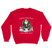 Load image into Gallery viewer, Tiocfaidh ár lá Christmas Greeting Sweatshirt - Urban Celt