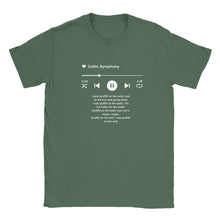 Load image into Gallery viewer, Celtic Symphony Playlist T-shirt - Urban Celt