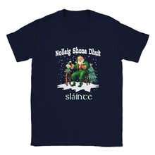Load image into Gallery viewer, Sláinte Irish Christmas T-shirt - Urban Celt