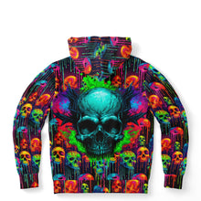 Load image into Gallery viewer, Trippy Cyberpunk Skulls Hoodie - Urban Celt