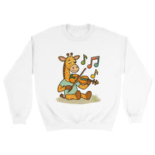 Load image into Gallery viewer, Giraffe Playing Fiddle Sweatshirt - Urban Celt