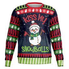 Load image into Gallery viewer, Kiss My Snowballs Snowman Christmas Sweatshirt
