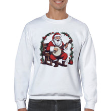 Load image into Gallery viewer, Santa Playing Banjo Sweatshirt - Urban Celt