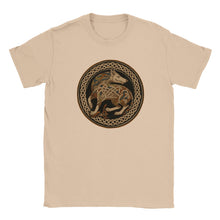 Load image into Gallery viewer, Celtic Wolf Unisex Crewneck T-shirt - Urban Celt