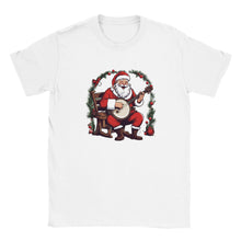 Load image into Gallery viewer, Santa Claus Playing Banjo Unisex T-shirt - Urban Celt
