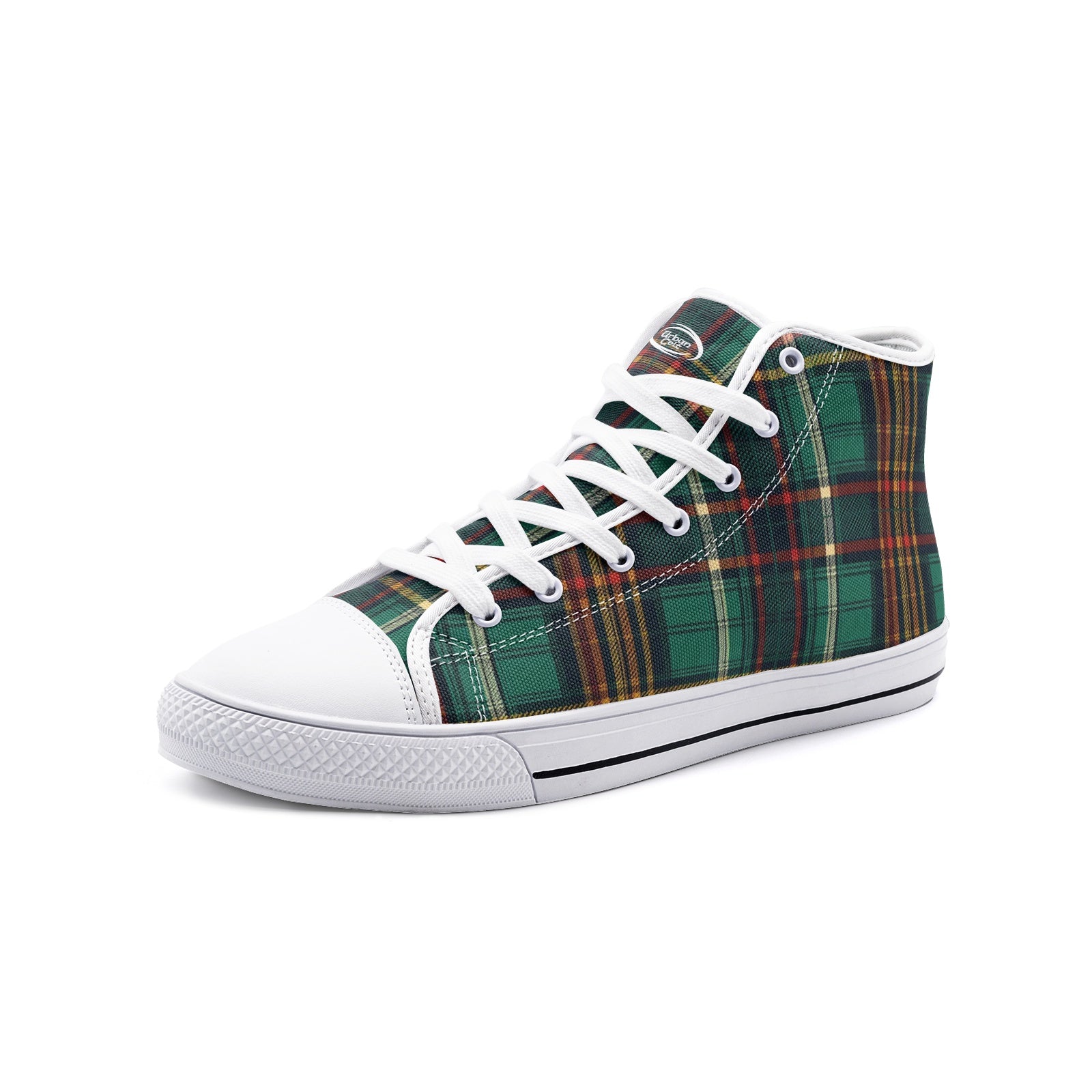 Highland Plaid High Top Canvas Shoes