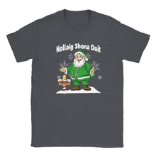 Load image into Gallery viewer, Nollaig Shona Dhuit Unisex T-shirt - Urban Celt